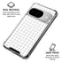 White Grid Google Pixel 10 Clear Case